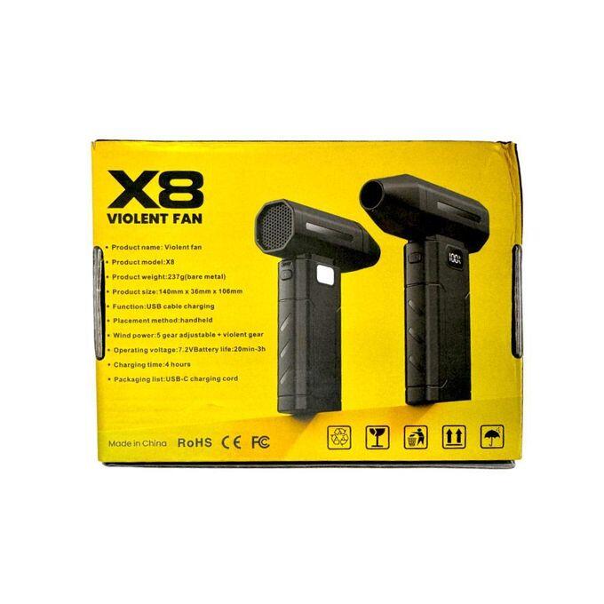 Violent Fan X8 – Ventilador de Mano Ultrapotente